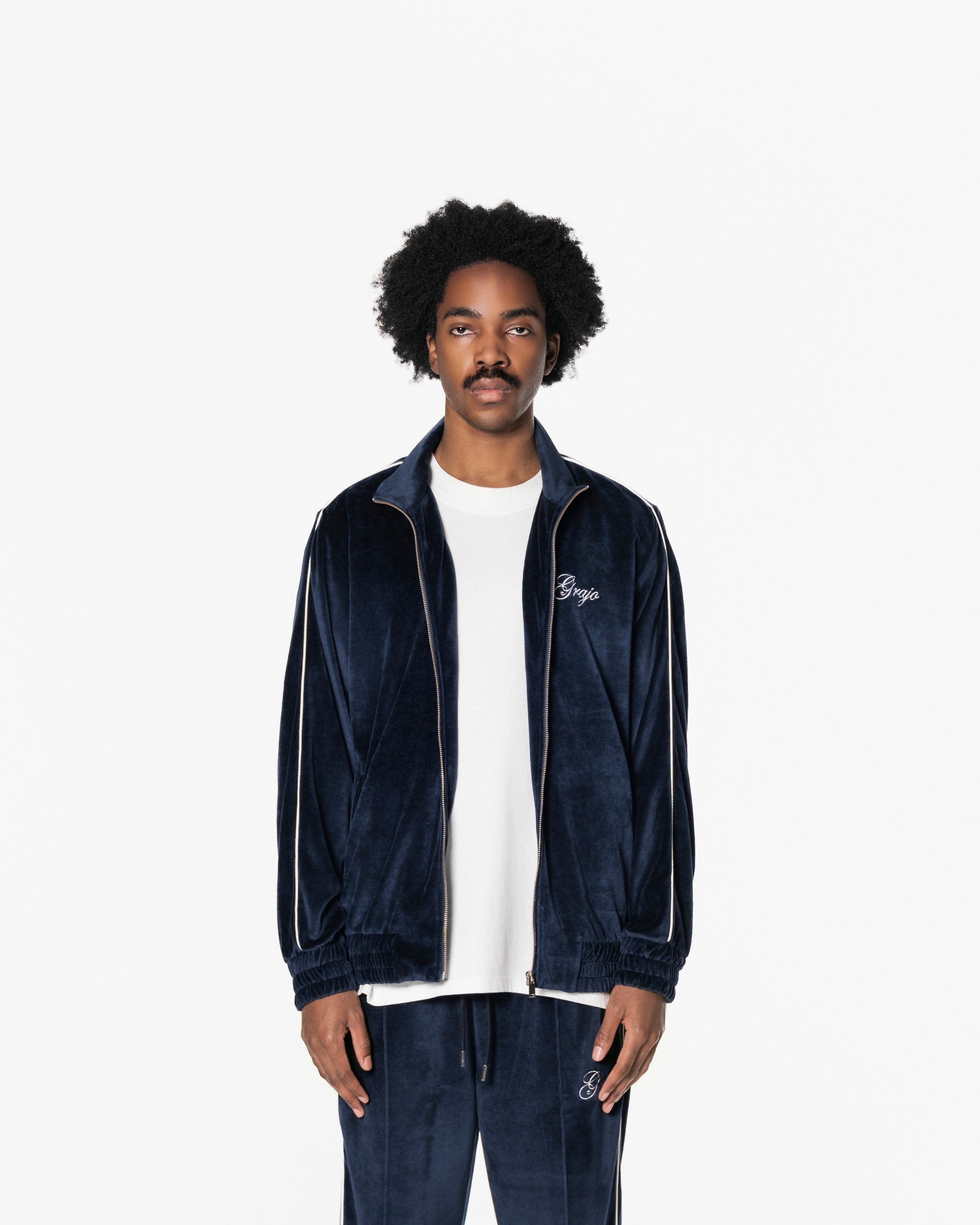 BLUE VELVET TRACKJACKET