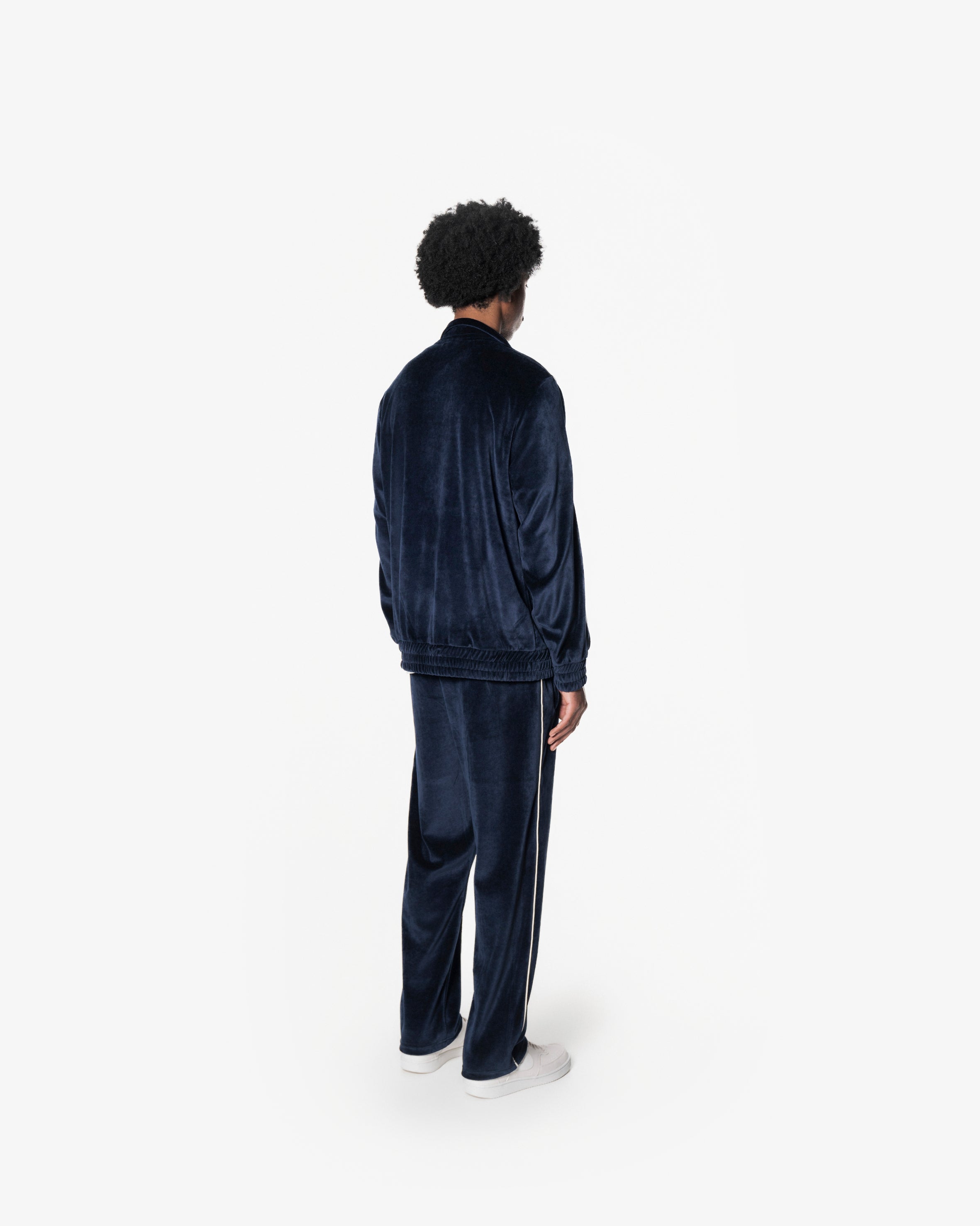BLUE VELVET TRACKPANTS