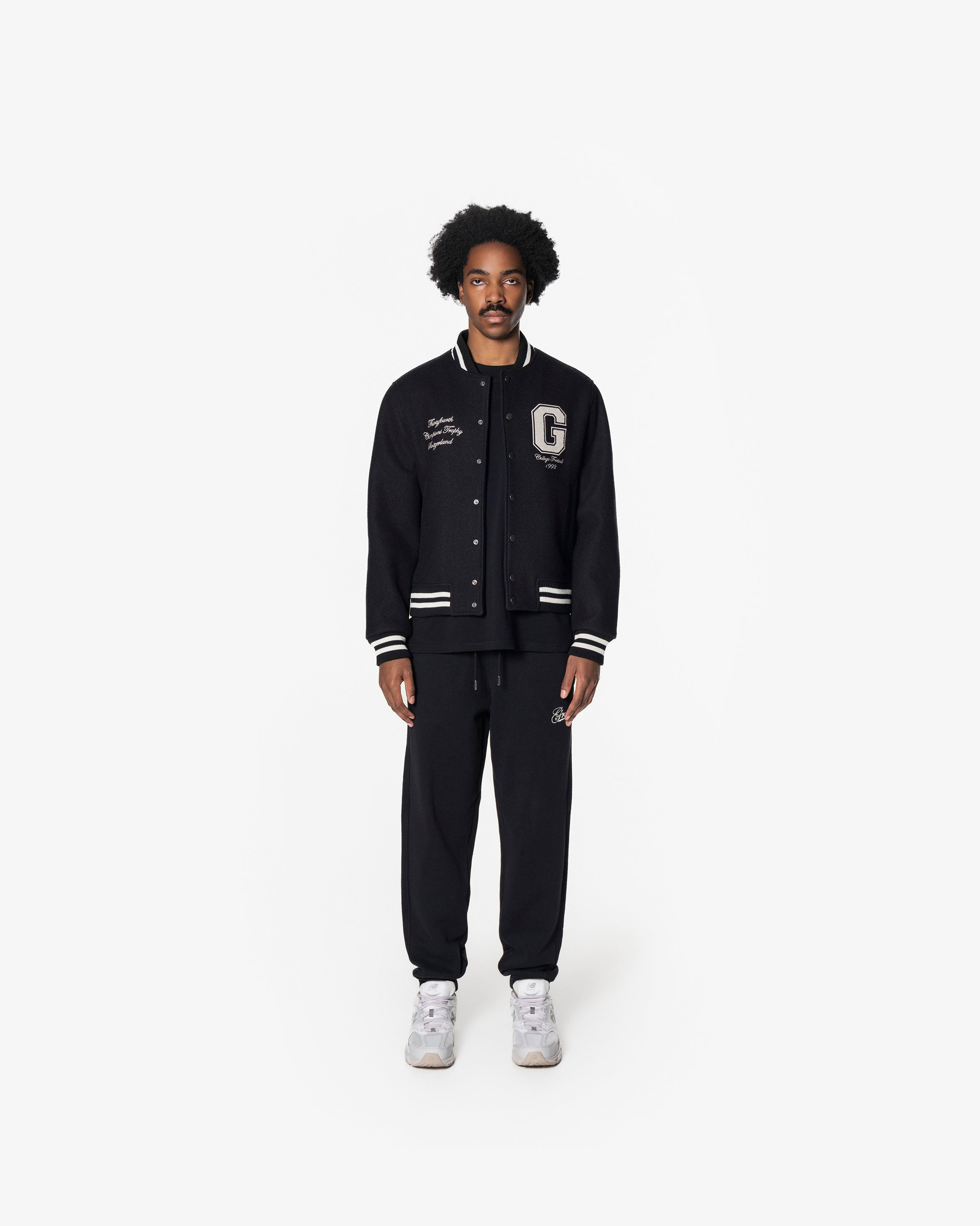 BLACK ELASTIC JOGGER