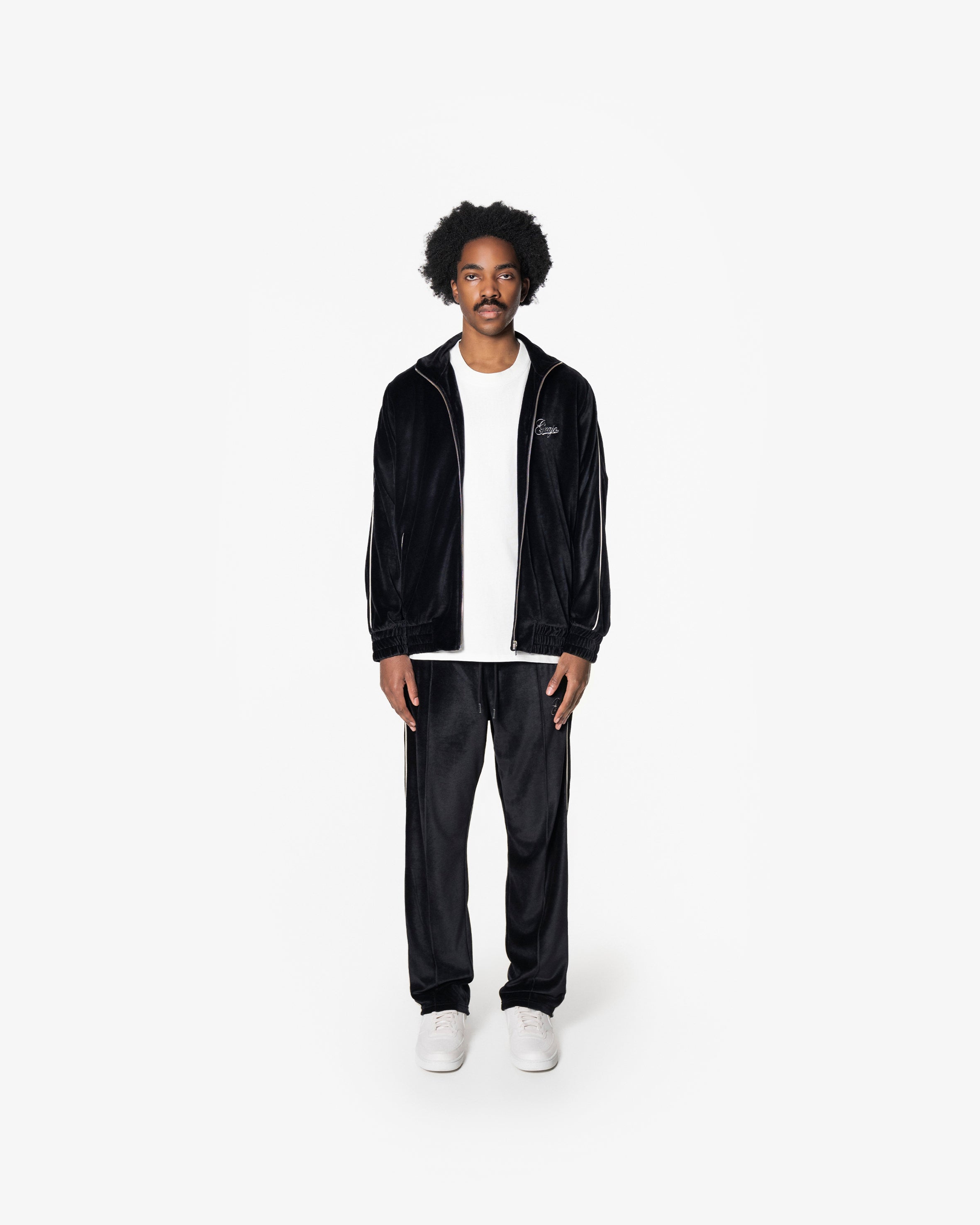 BLACK VELVET TRACKJACKET