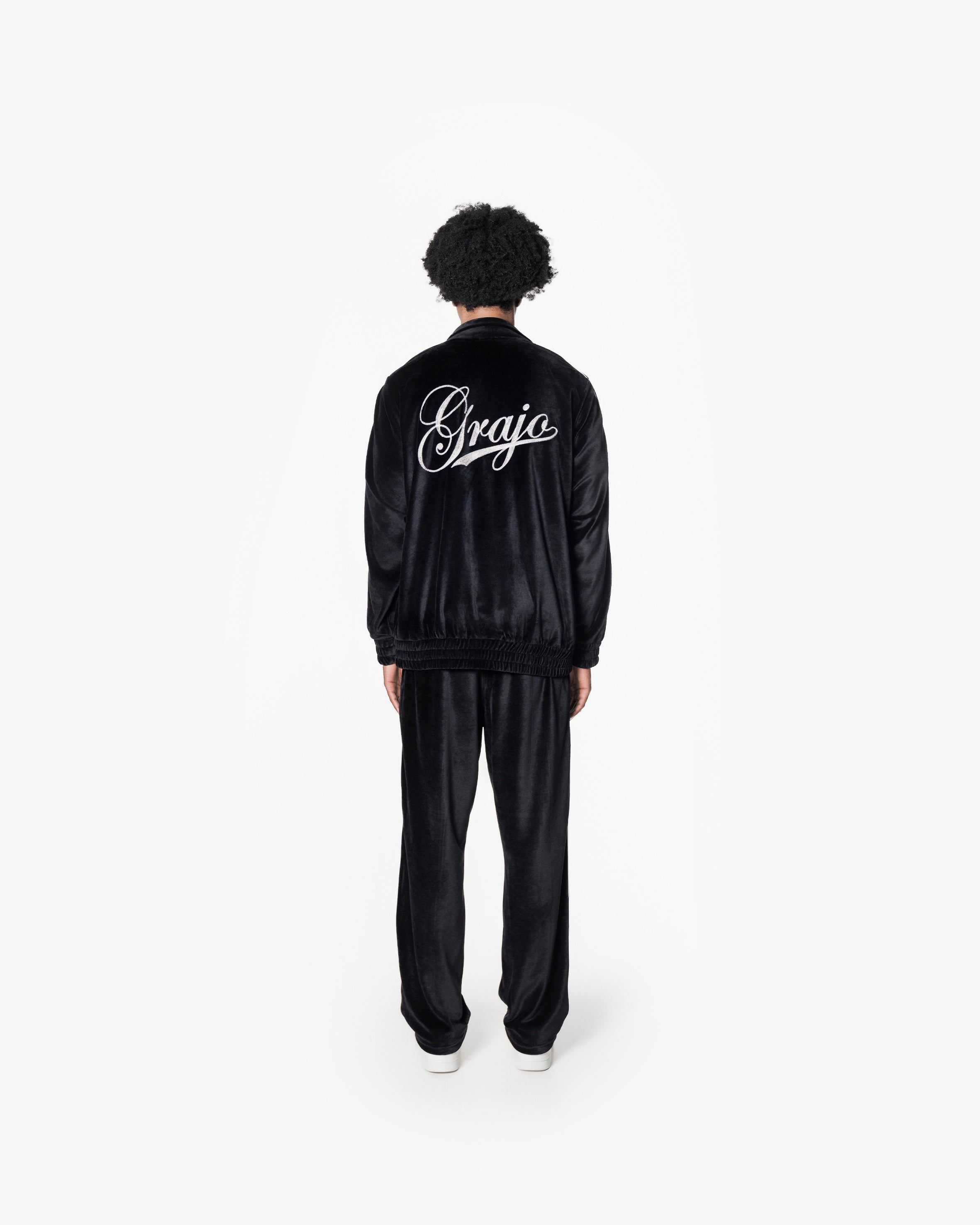 BLACK VELVET TRACKJACKET