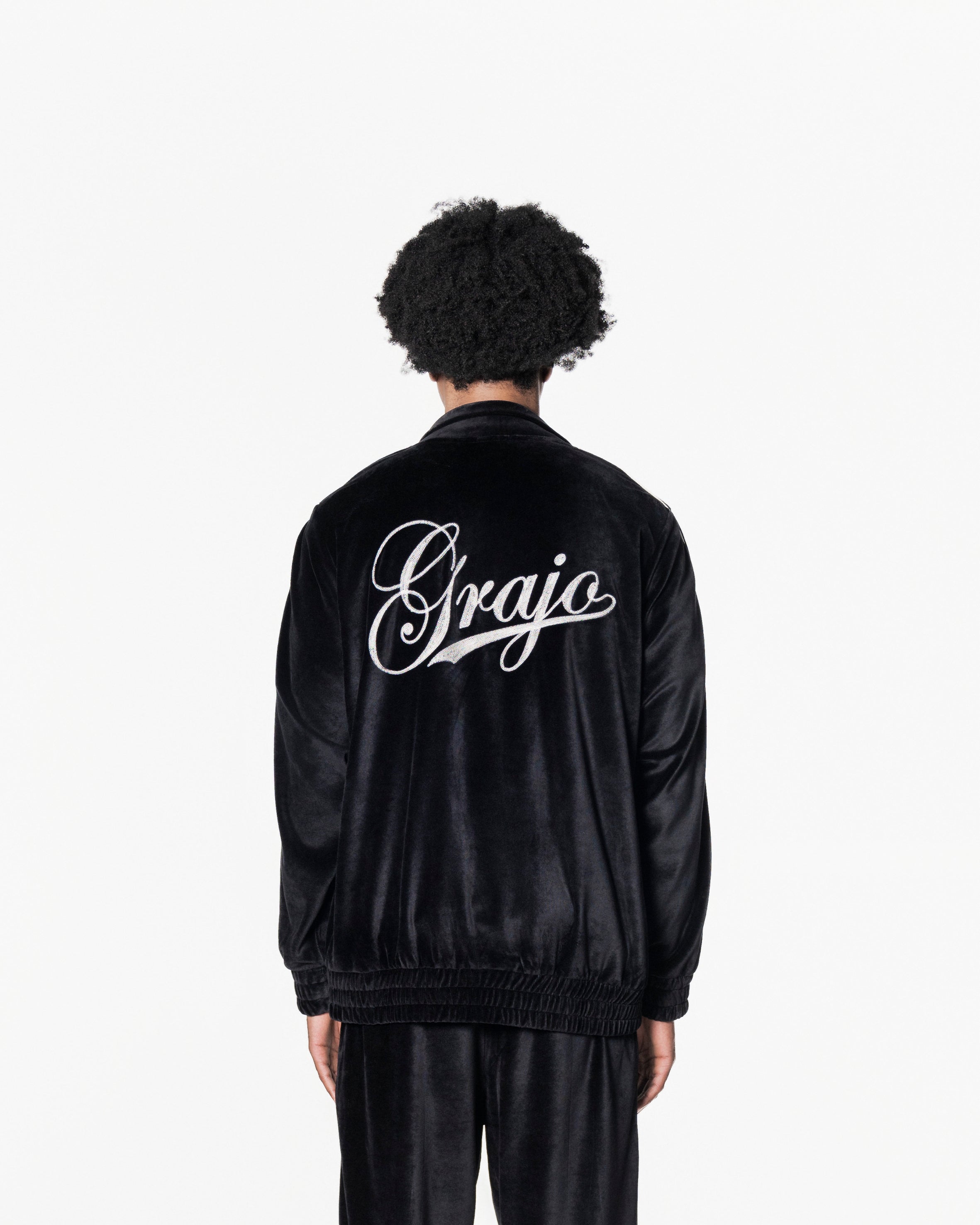 BLACK VELVET TRACKJACKET