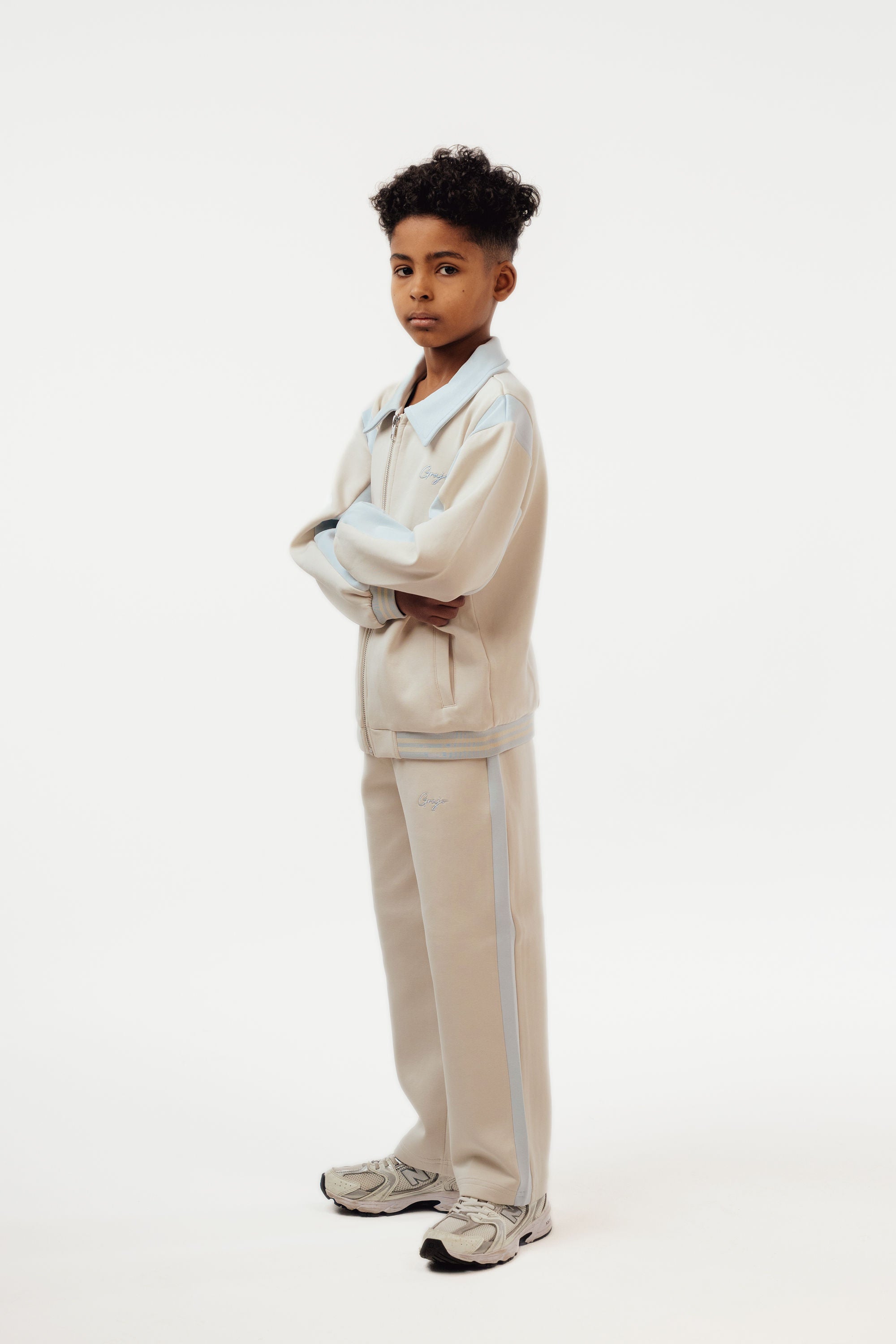 Track Jacket Kids Baby Blue