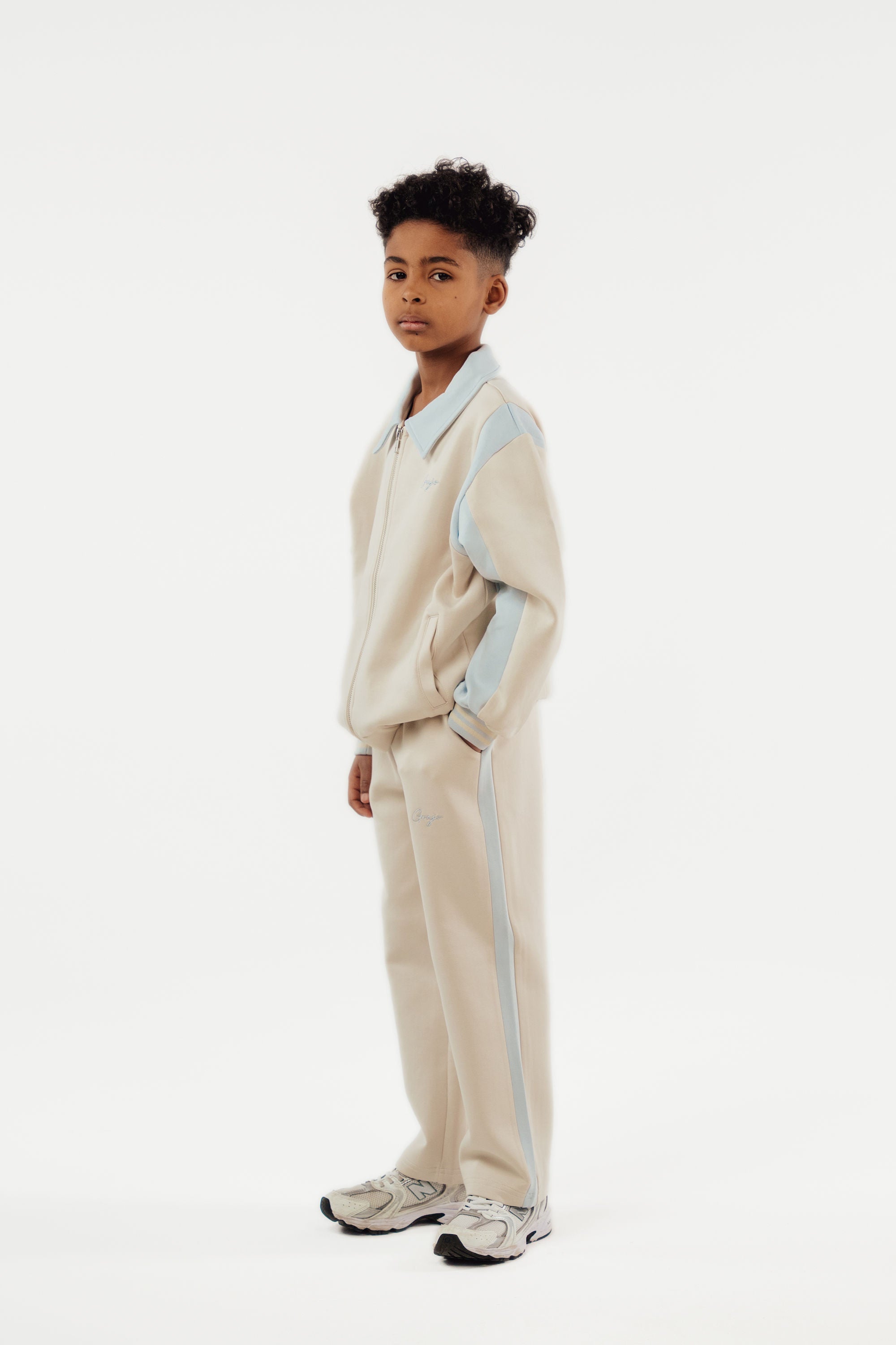 Track Jacket Kids Baby Blue