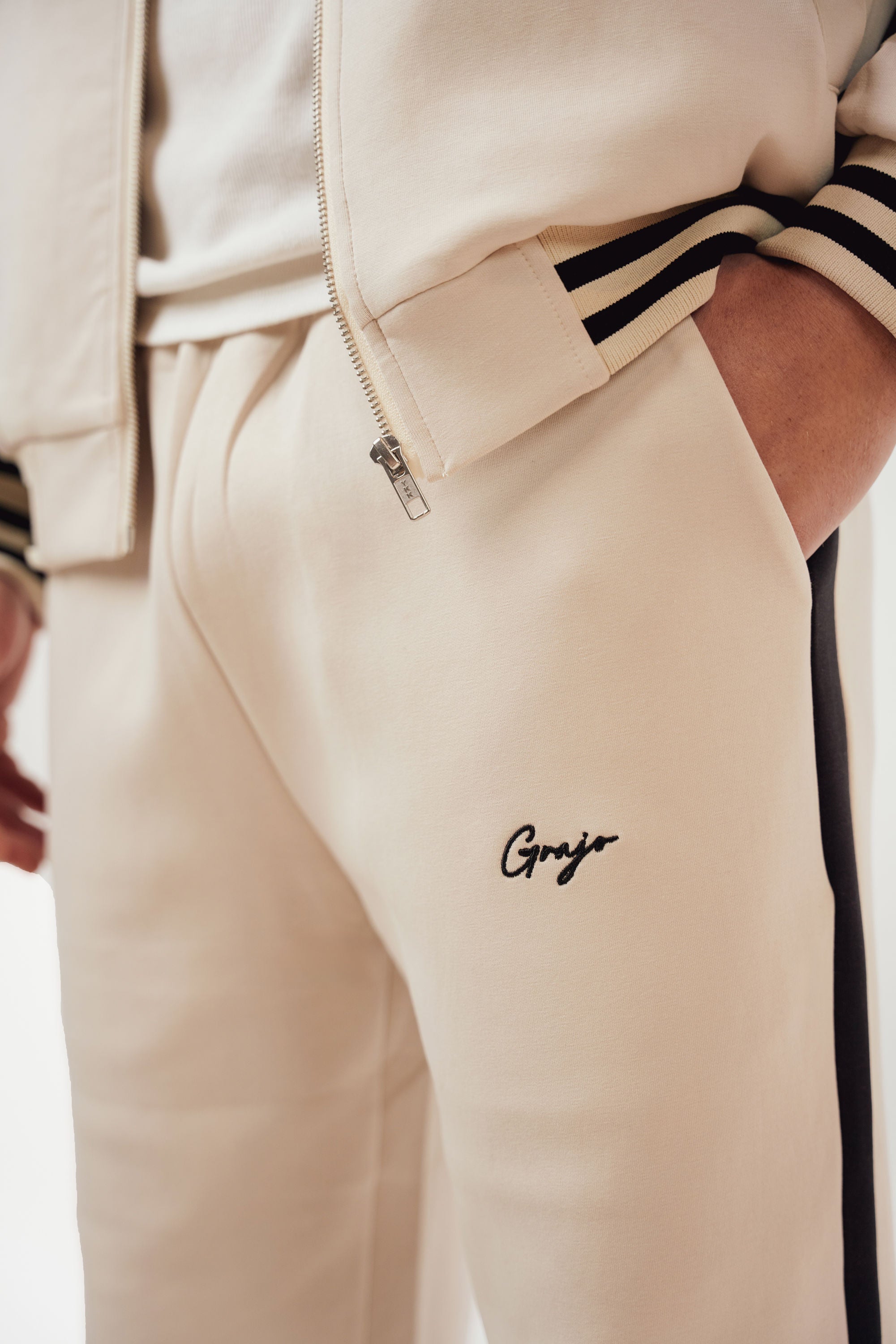 GRAJO Track Pants Off White