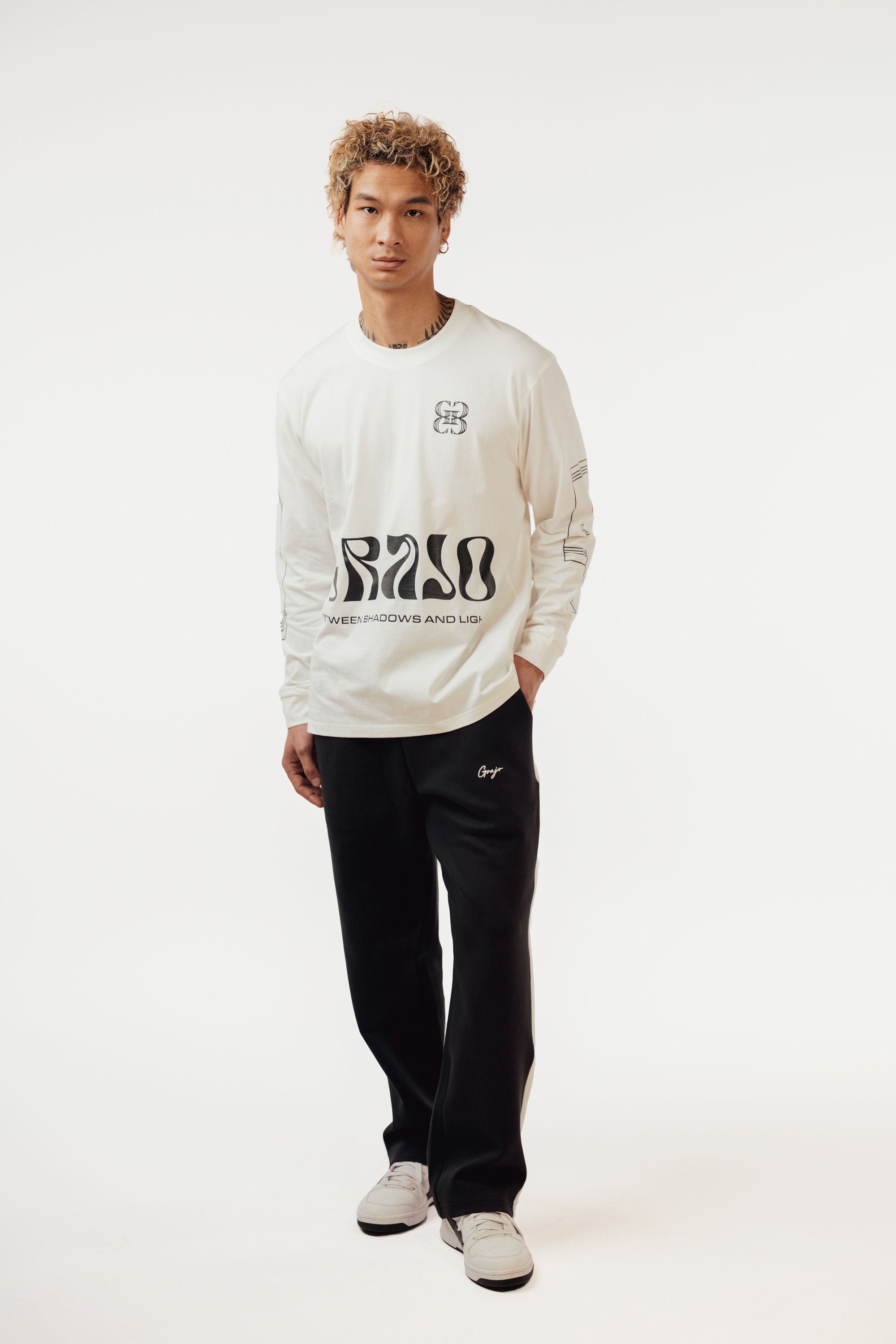 GRAJO Longsleeve White